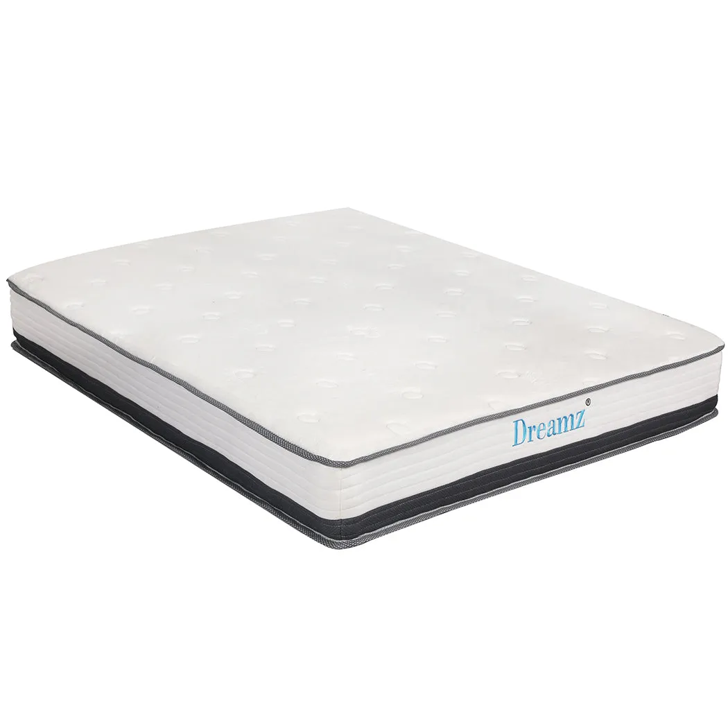 France 21cm Spring Mattress Premium Bed Top Foam Medium Firm - Double