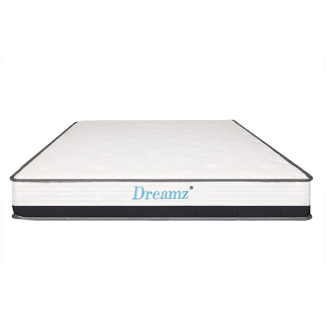 France 21cm Spring Mattress Premium Bed Top Foam Medium Firm - Double