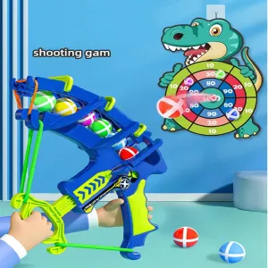 Fun Animal Sticky Ball Dart Board Game - Indoor and Outdoor Toys for Kids Ages 3-12