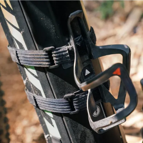 Granite Design Aux E  Carbon Bottle Cage with Strap Kit