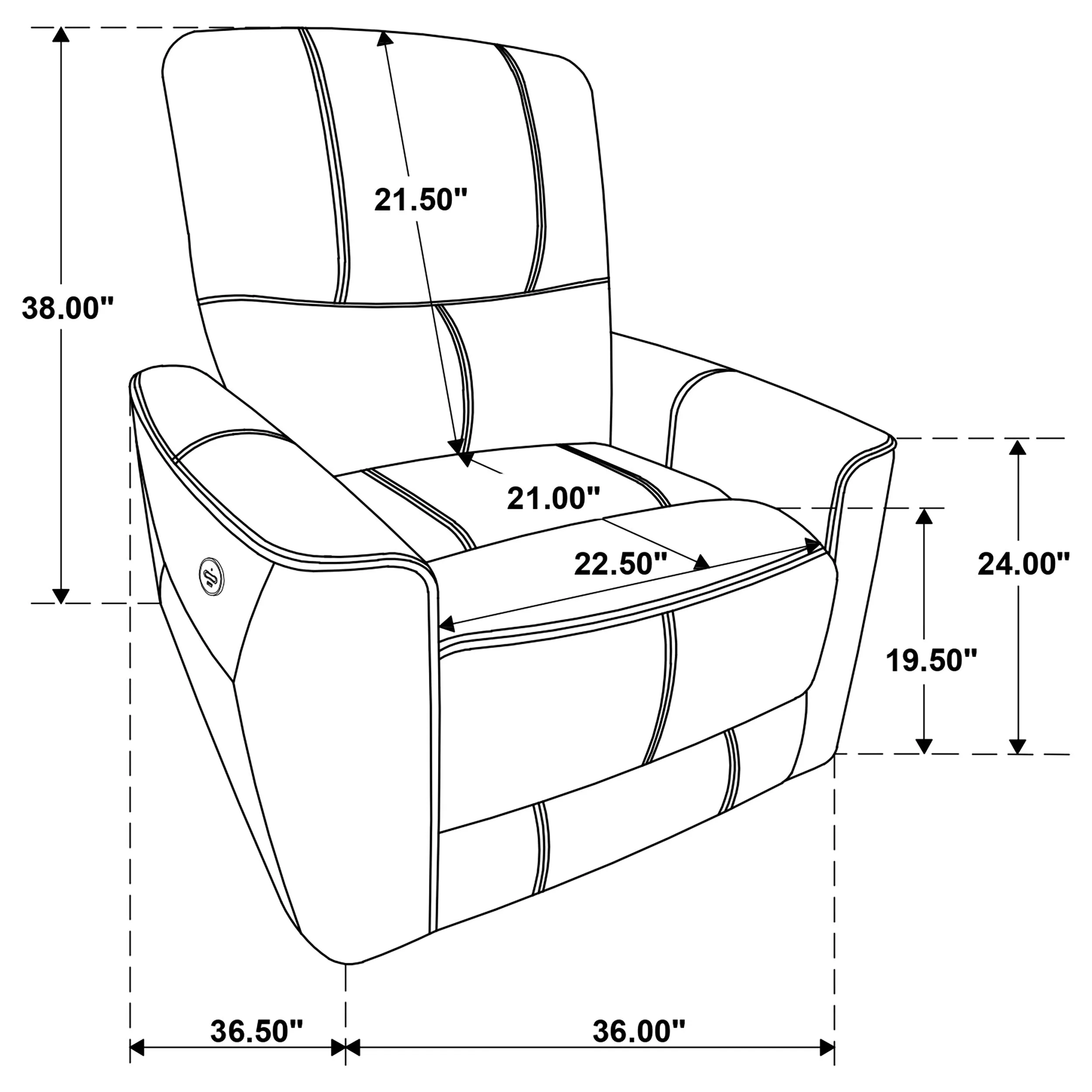 Greenfield Power Reclining 3 Pc Set
