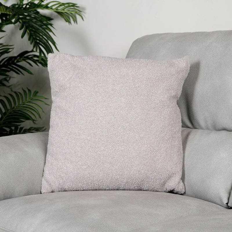 Grey Boucle Cushion - 50 x 50cm