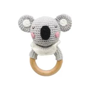 Hand Made Crochet Koala Rattle