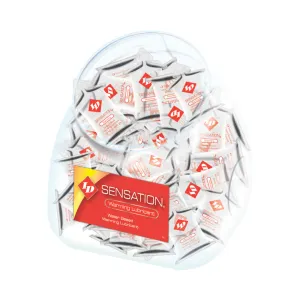 ID Sensation Warming Water-Based Lubricant 10ml. Pillows 144-Piece Fishbowl