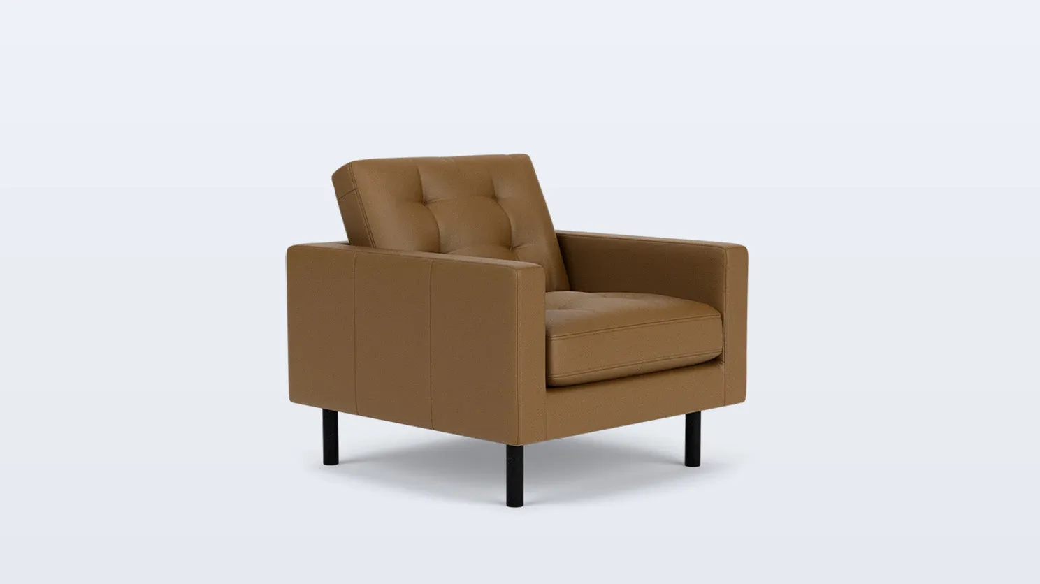 joan chair (tufted) - leather