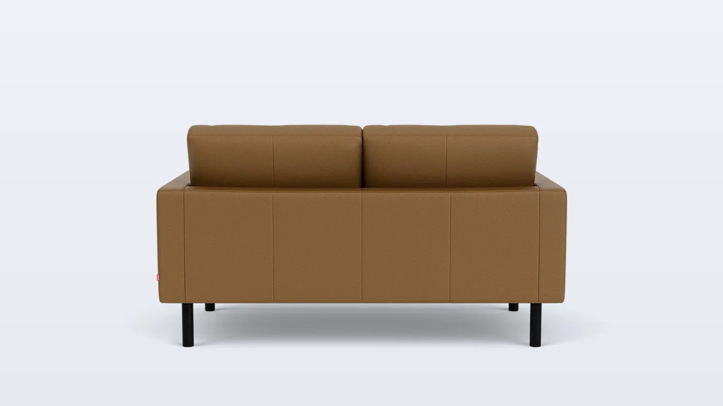 joan loveseat (plain) - leather
