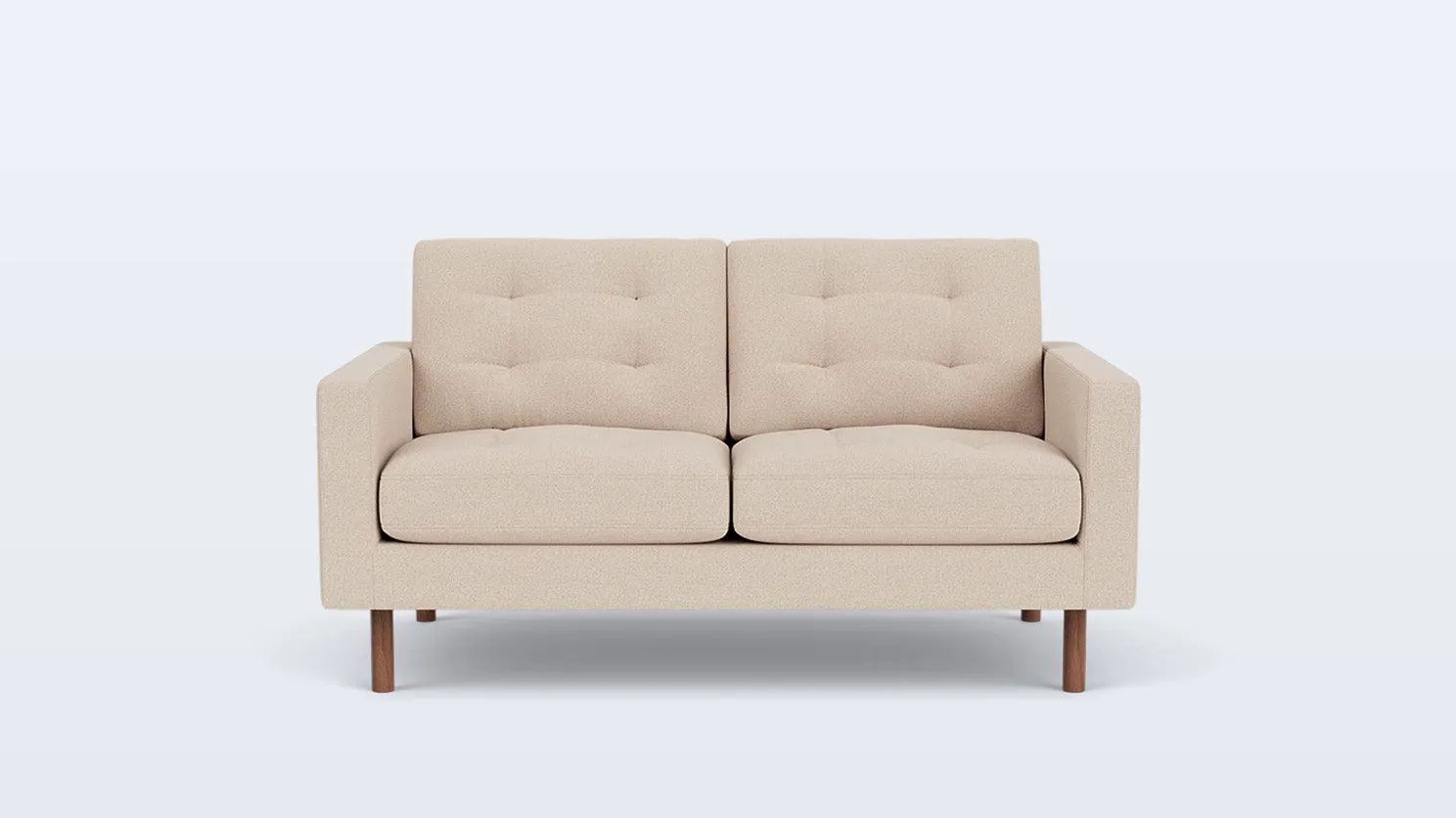 joan loveseat (tufted) - fabric