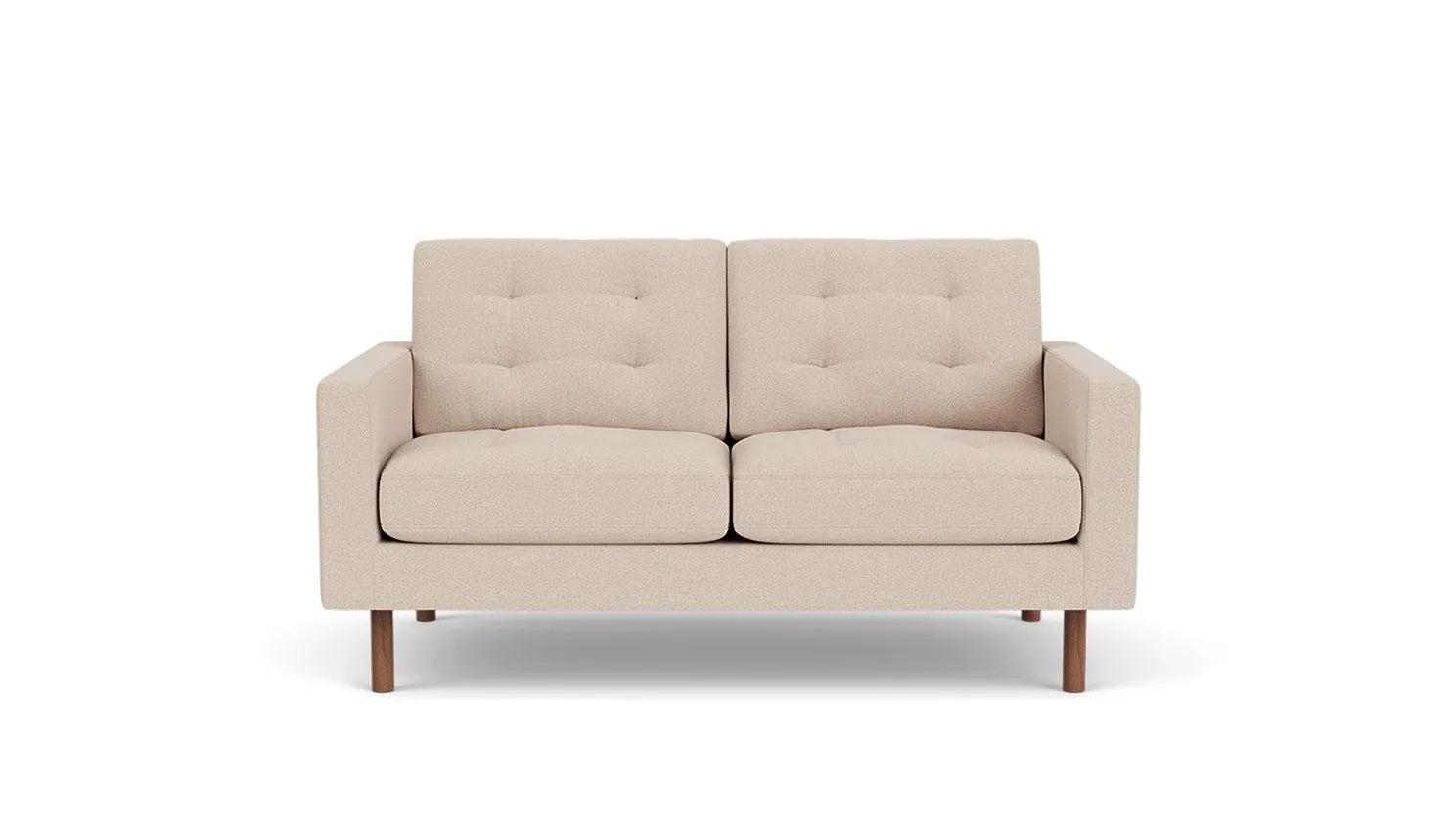 joan loveseat (tufted) - fabric