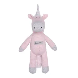 Juddlies Organic Raglan Rattle - Dogwood Pink Unicorn