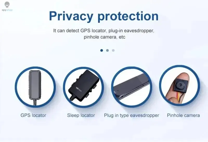 K19 Wireless RF Signal Detector Anti Wiretapping Mini GPS Camera Finder Tracker Hotel Anti Candid Camera Bug Scanner Security