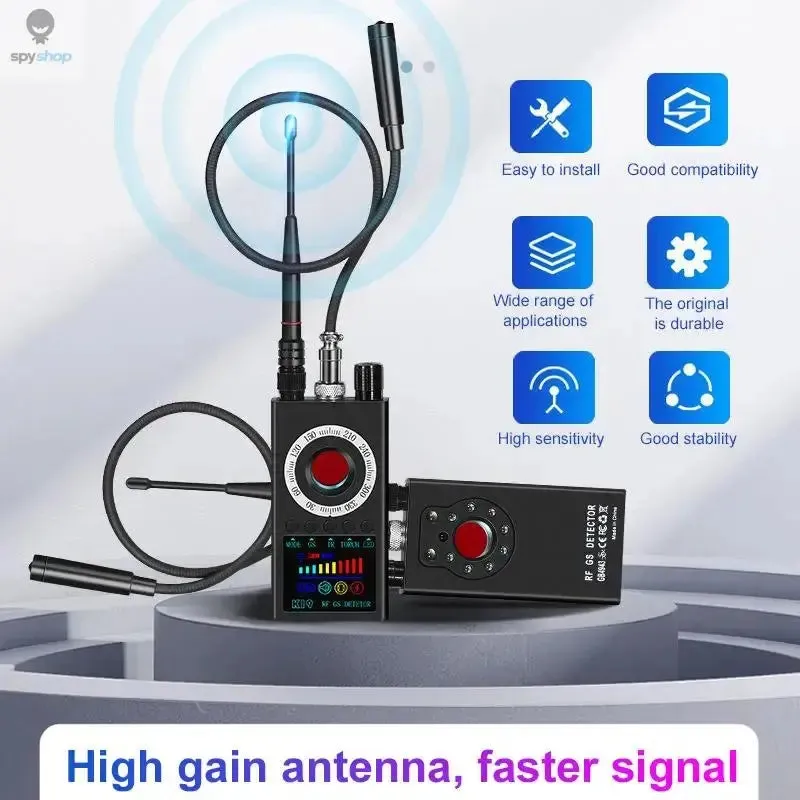 K19 Wireless RF Signal Detector Anti Wiretapping Mini GPS Camera Finder Tracker Hotel Anti Candid Camera Bug Scanner Security
