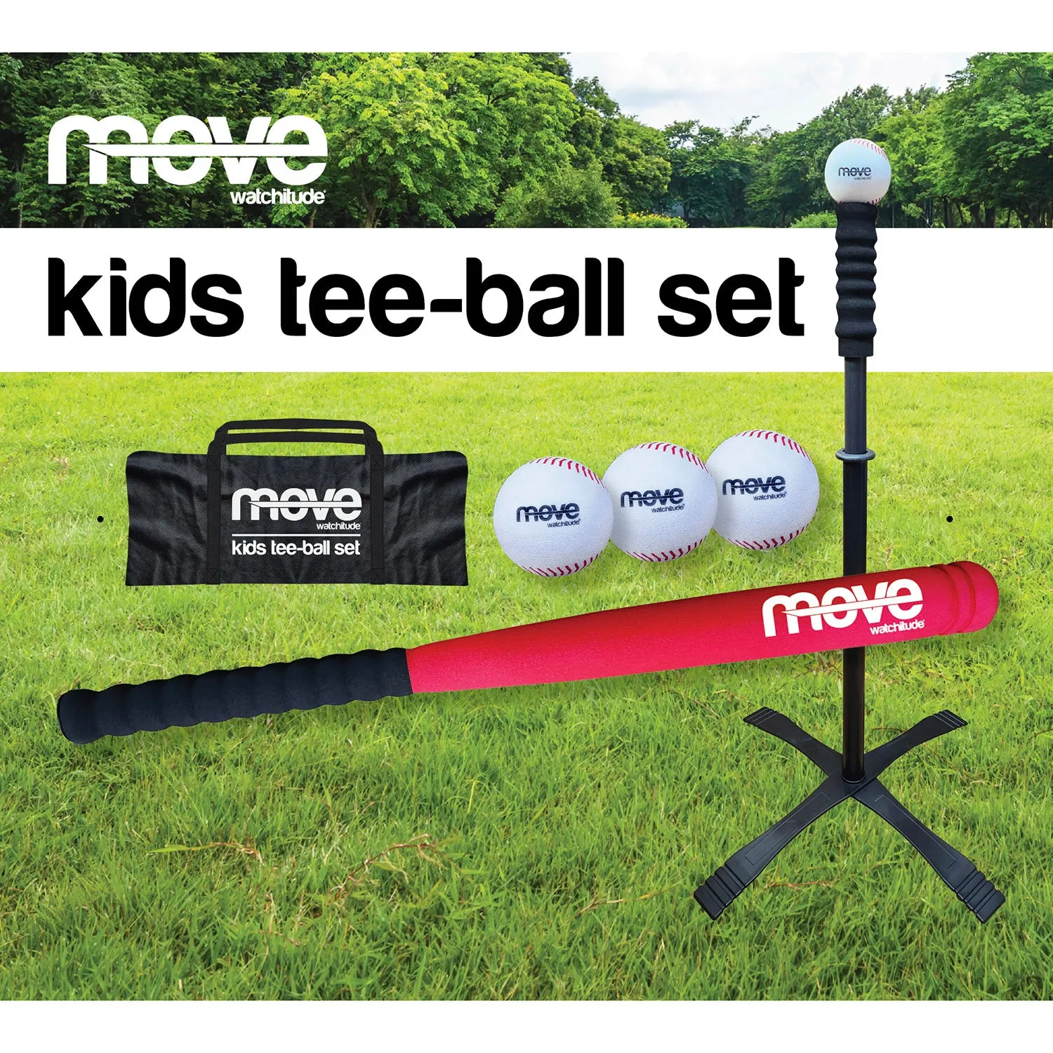 Kids T Ball Set and Carrying Bag