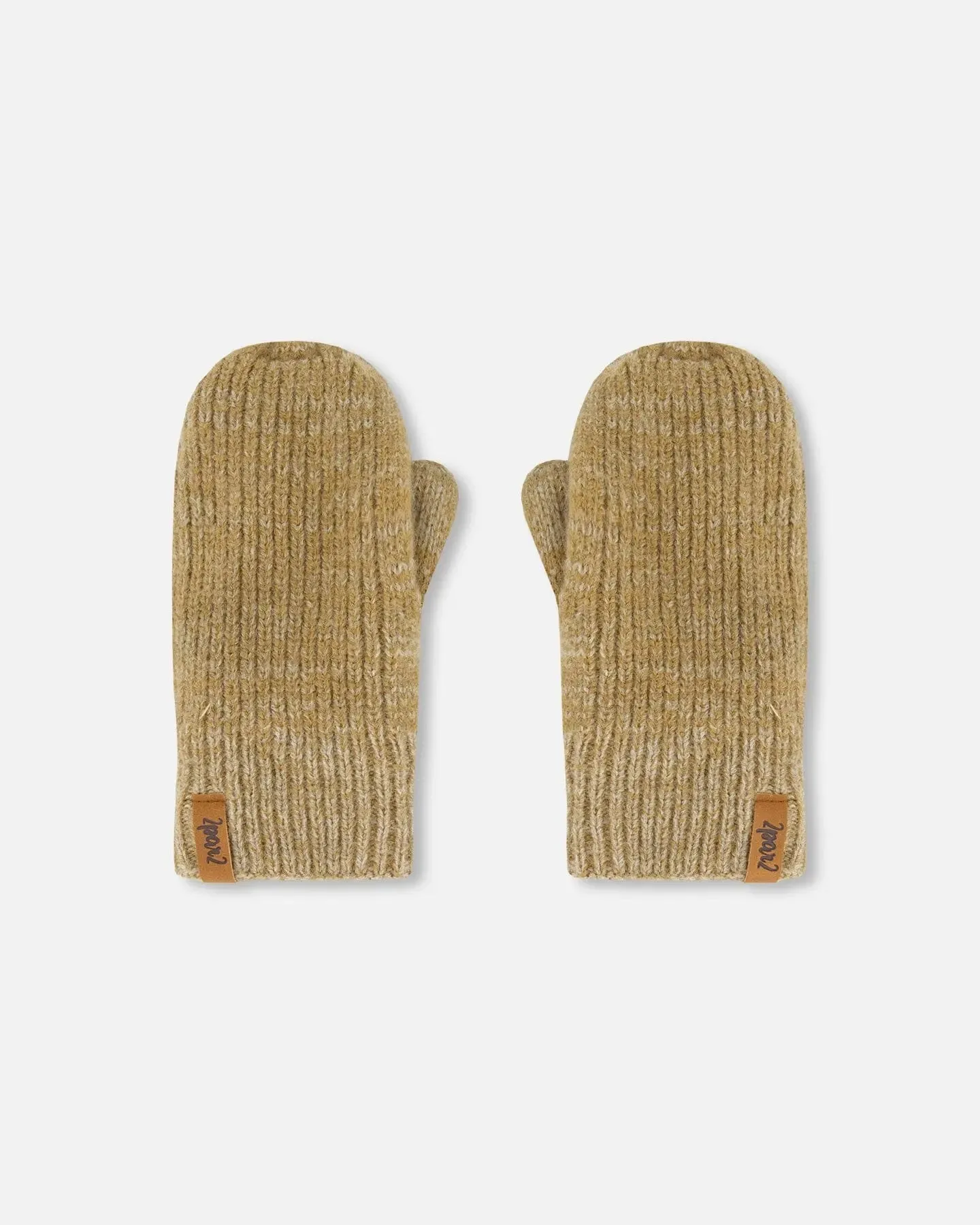 Knitted Mittens Taupe