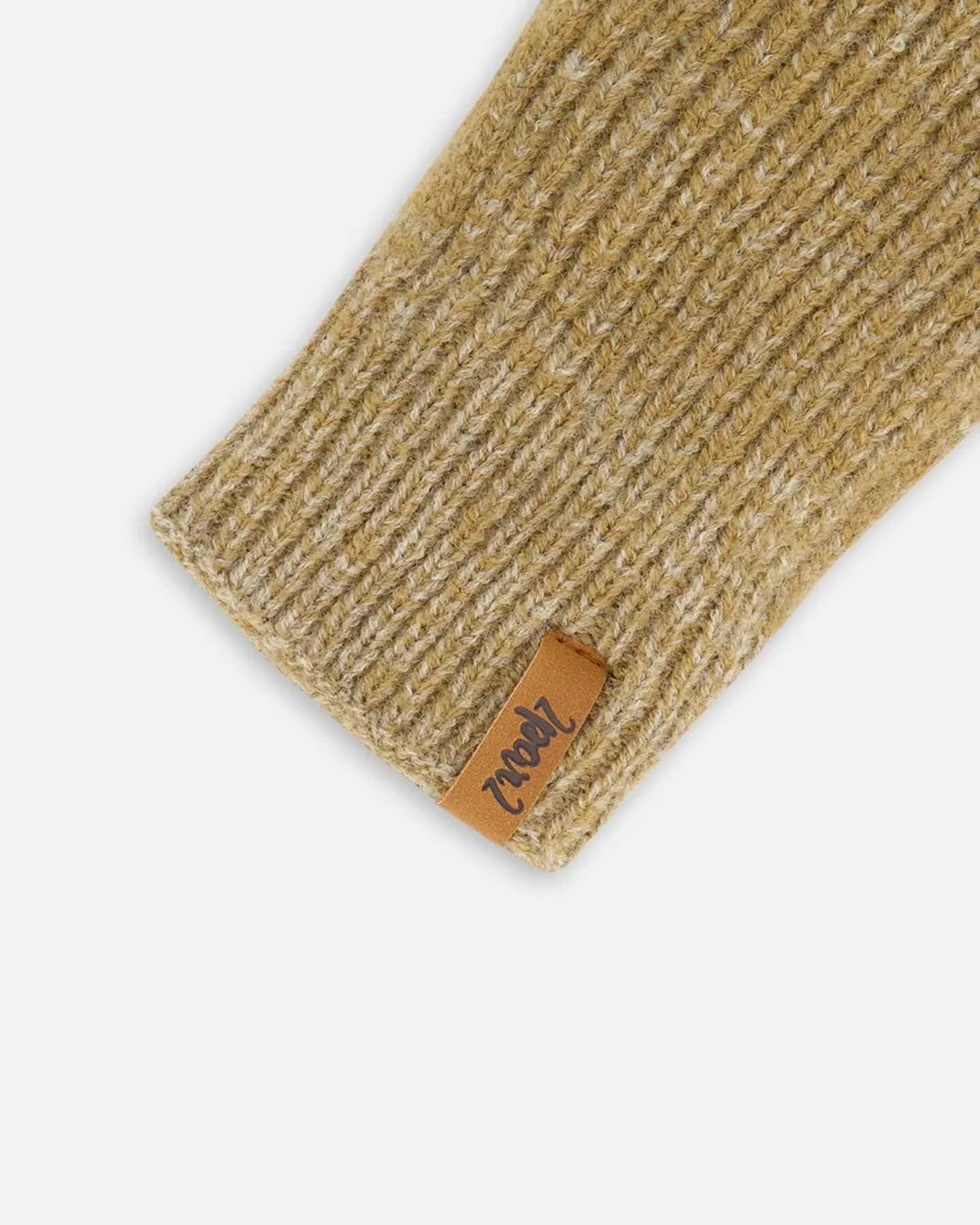 Knitted Mittens Taupe