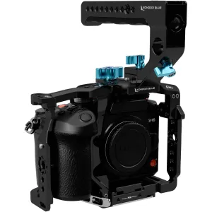 Kondor Blue Panasonic Lumix Gh6 Cage With Top Handle (Raven Black)