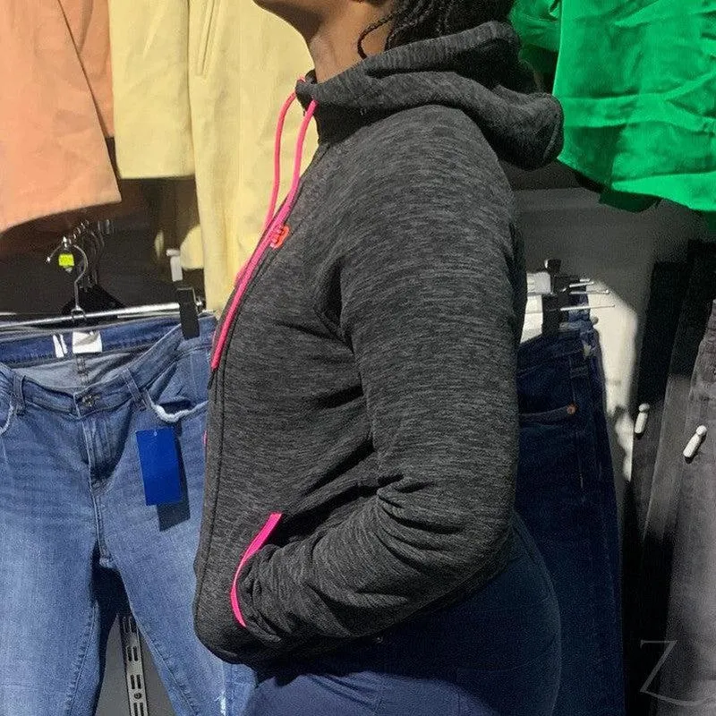 Ladies Long Sleeve Athleisure Jacket | Hooded | "Jima"