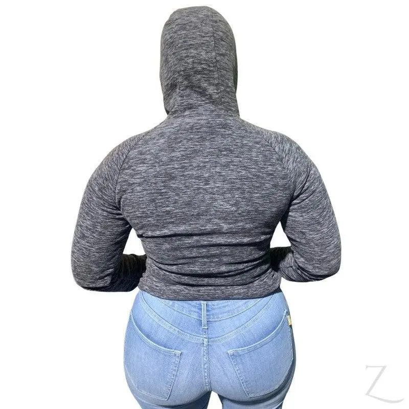 Ladies Long Sleeve Athleisure Jacket | Hooded | "Jima"
