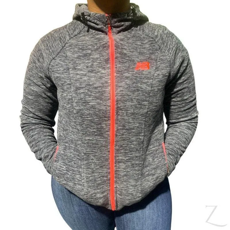Ladies Long Sleeve Athleisure Jacket | Hooded | "Jima"