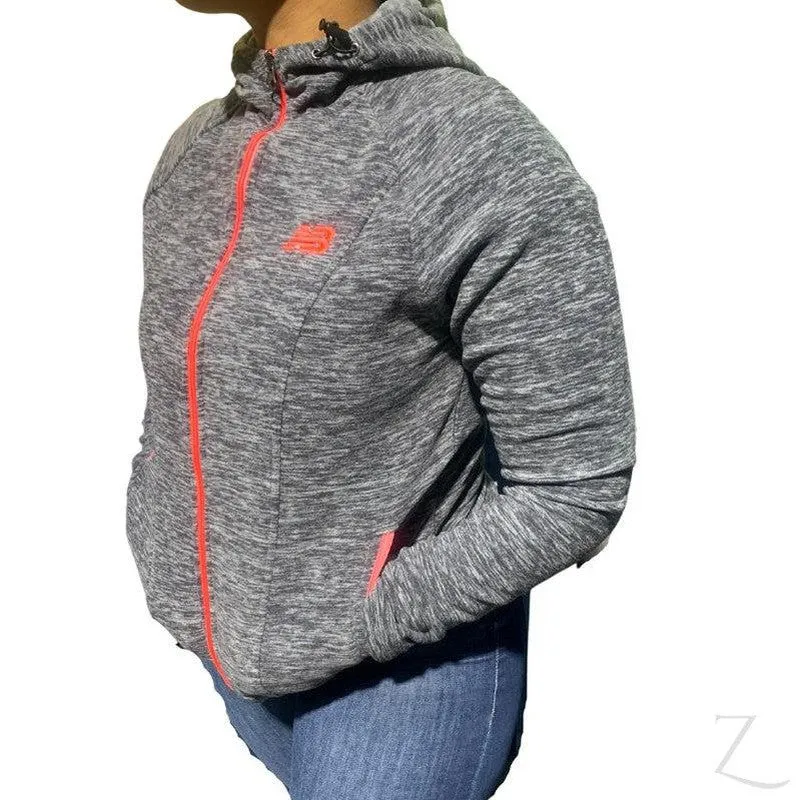 Ladies Long Sleeve Athleisure Jacket | Hooded | "Jima"