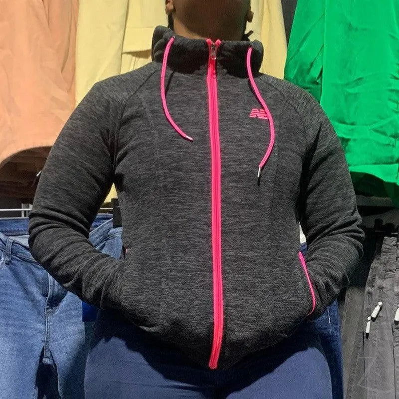 Ladies Long Sleeve Athleisure Jacket | Hooded | "Jima"