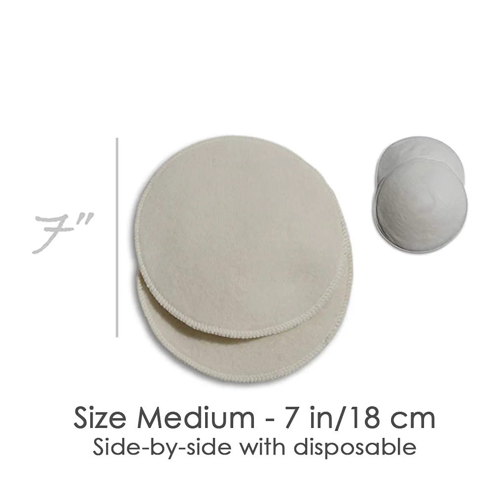 LANACare: Organic Merino Wool Reusable Nursing Pads