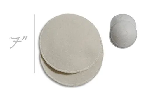 LANACare: Organic Merino Wool Reusable Nursing Pads