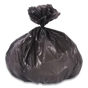 Linear Low-density Can Liners, 16 Gal, 0.35 Mil, 24" X 32", Black, 1000/carton
