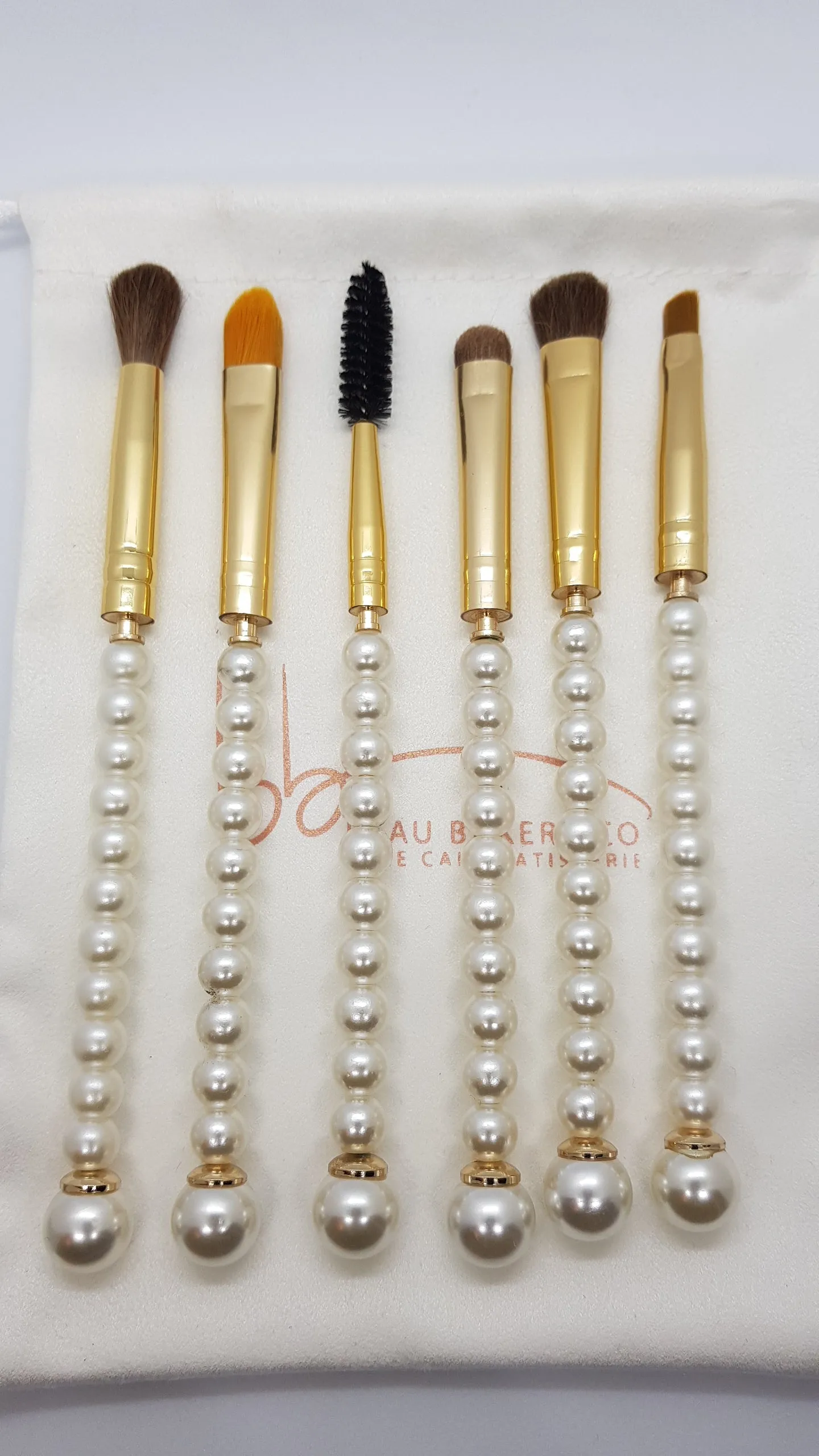 Luxury Pearl Brush Set of 6 Ultimate Eye Collection