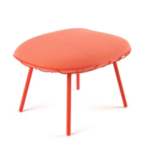 Magis Piña Ottoman pouf in ash coral red