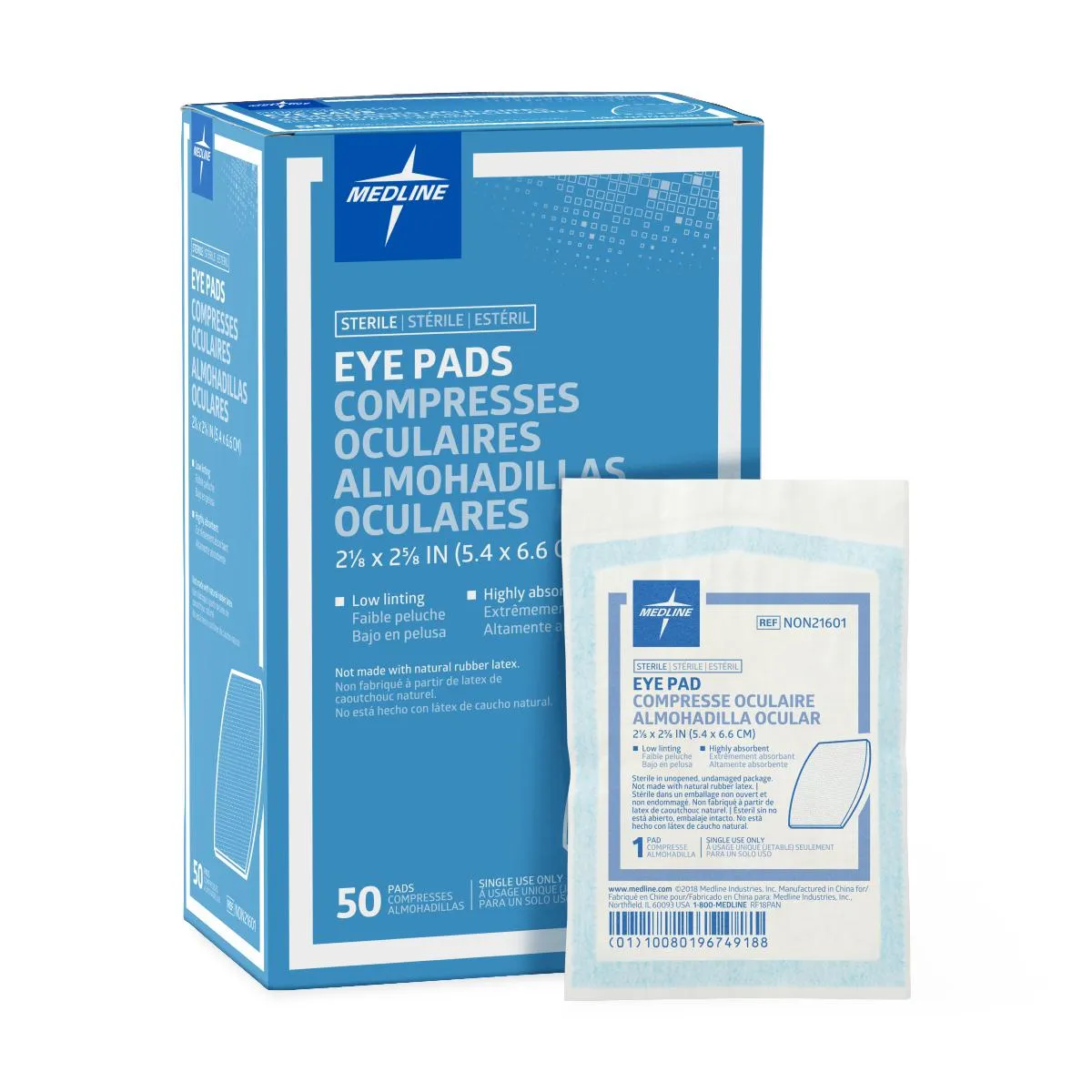 Medline Sterile Eye Pads
