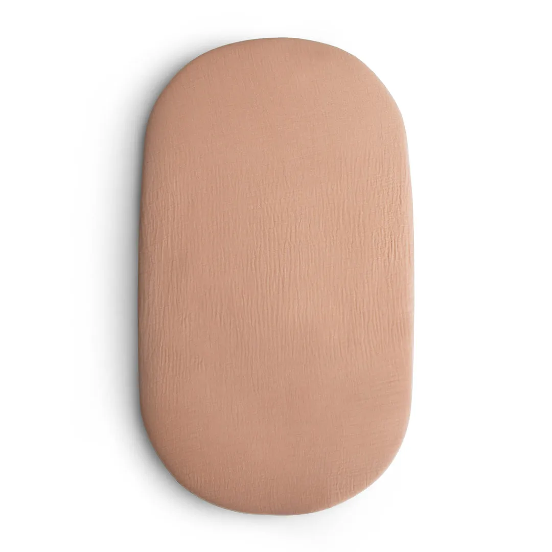 Mushie Extra Soft Bassinet Muslin Crib Sheet