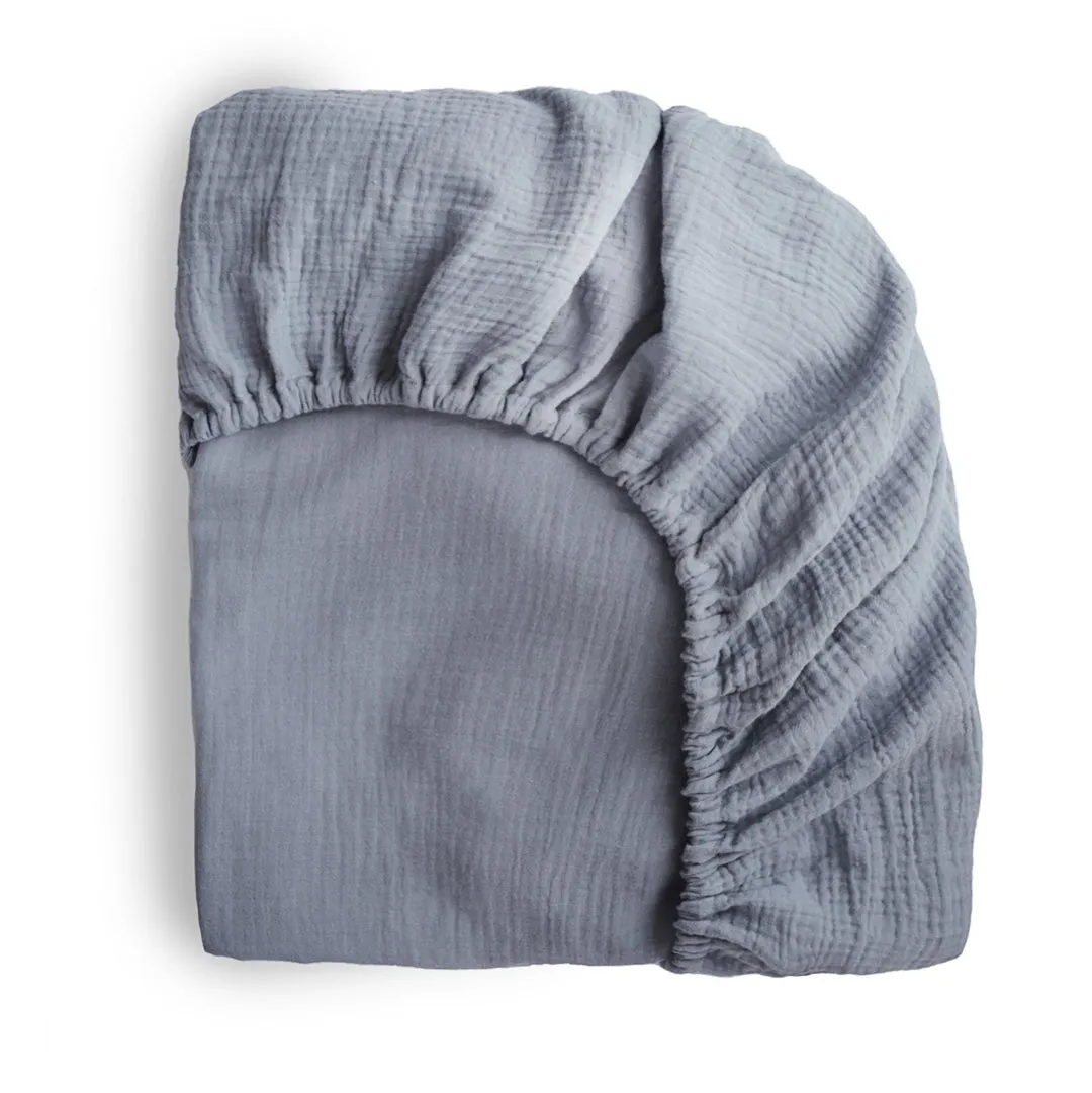 Mushie Extra Soft Bassinet Muslin Crib Sheet
