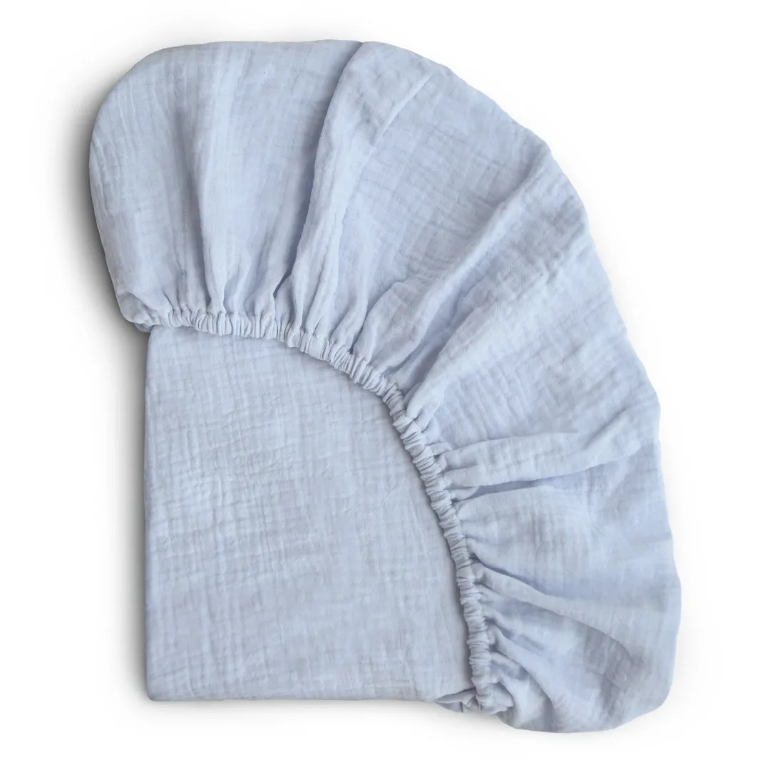 Mushie Extra Soft Bassinet Muslin Crib Sheet