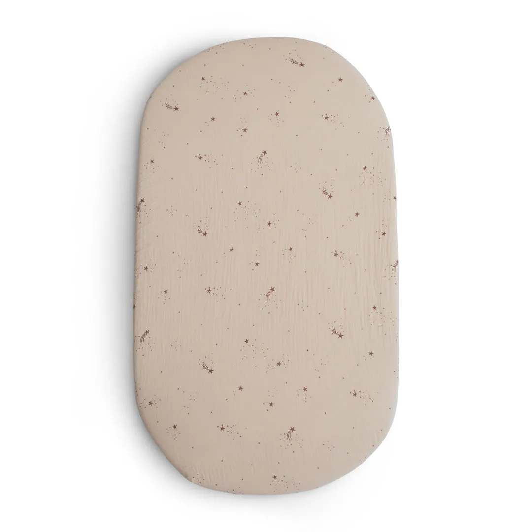 Mushie Extra Soft Bassinet Muslin Crib Sheet