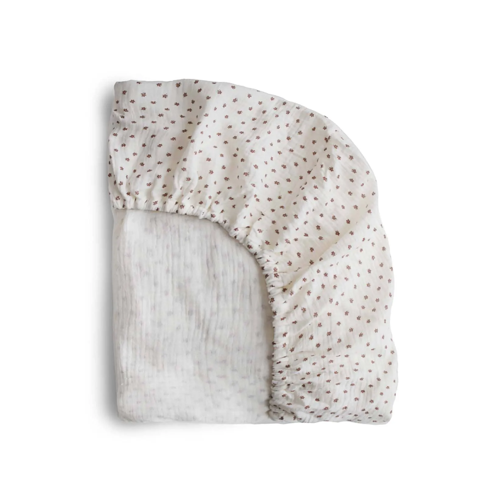 Mushie Extra Soft Muslin Mini Crib Sheet