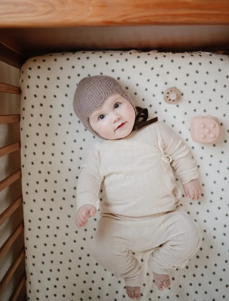 Mushie Extra Soft Muslin Mini Crib Sheet