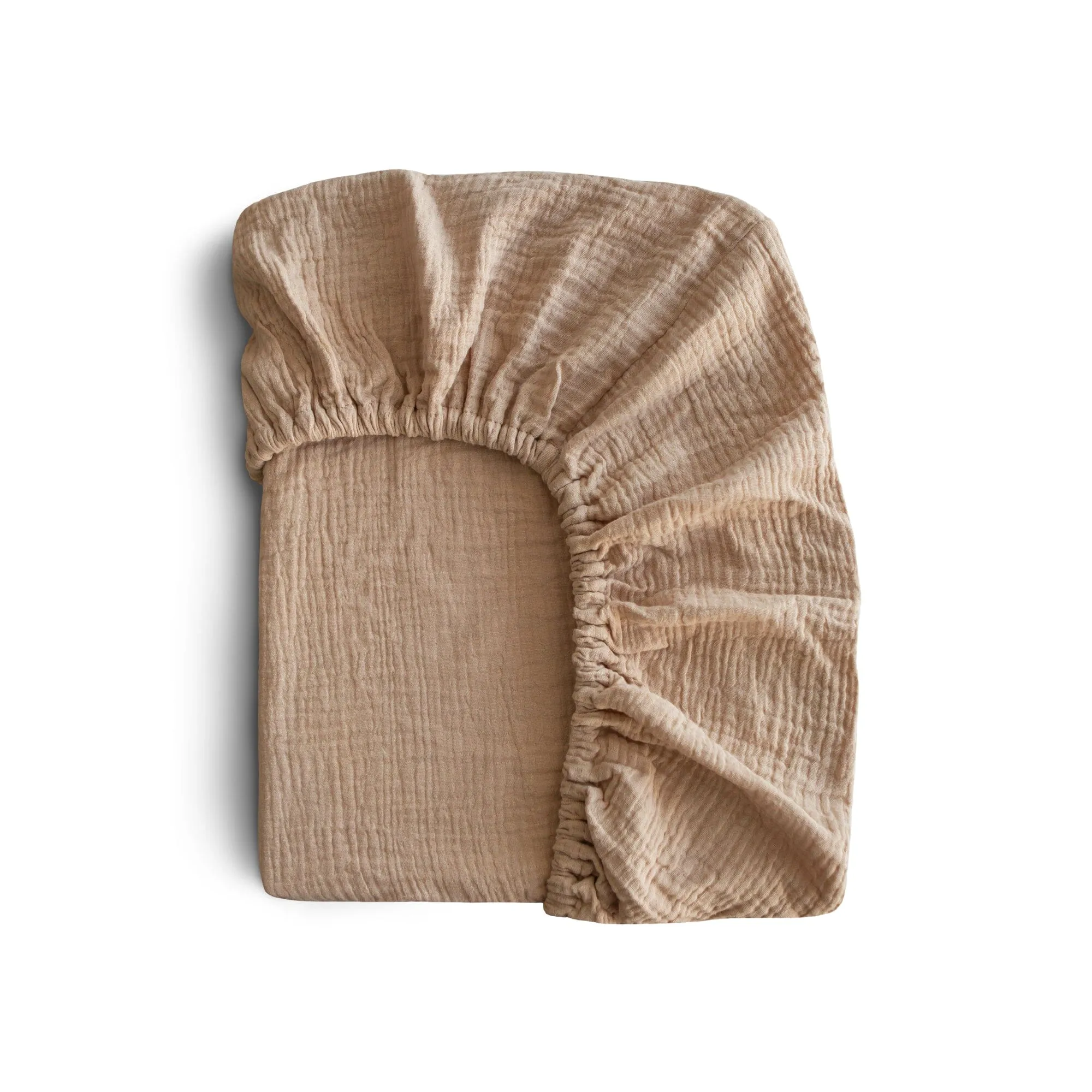 Mushie Extra Soft Muslin Mini Crib Sheet