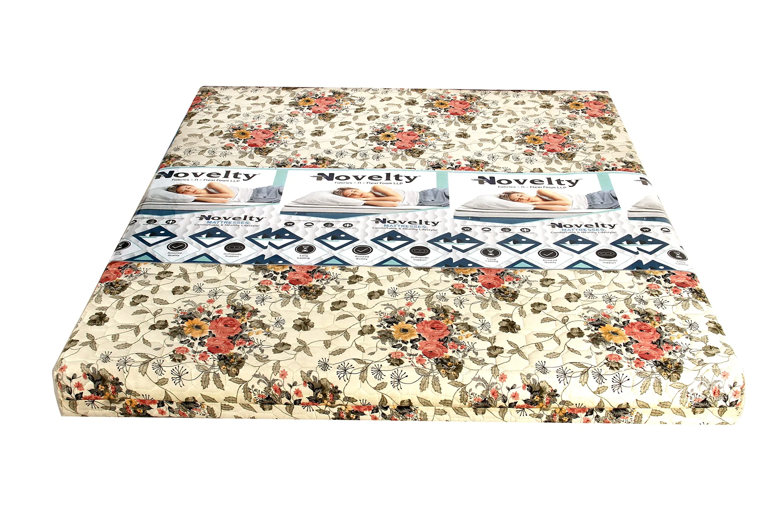 Novelty Mattress And Sofa_Latex Bond 5 inch King Size Natural Latex Mattress (72x72x5, Double Bed, Firm Mattress)