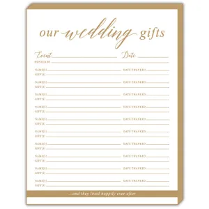 Our Wedding Gifts Wedding Luxe Notepad
