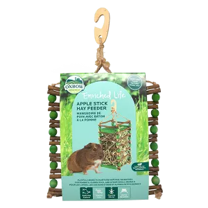 Oxbow Enriched Life Apple Stick Hay Feeder