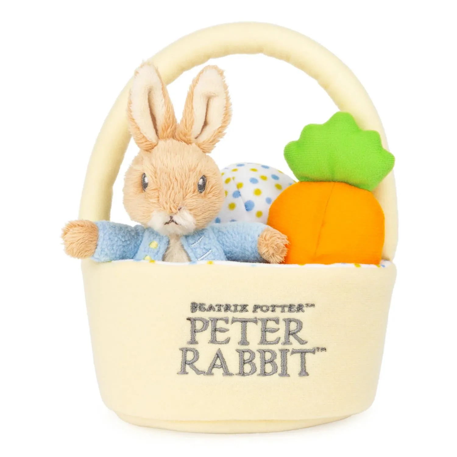 Peter Rabbit Plush Easter Basket Playset