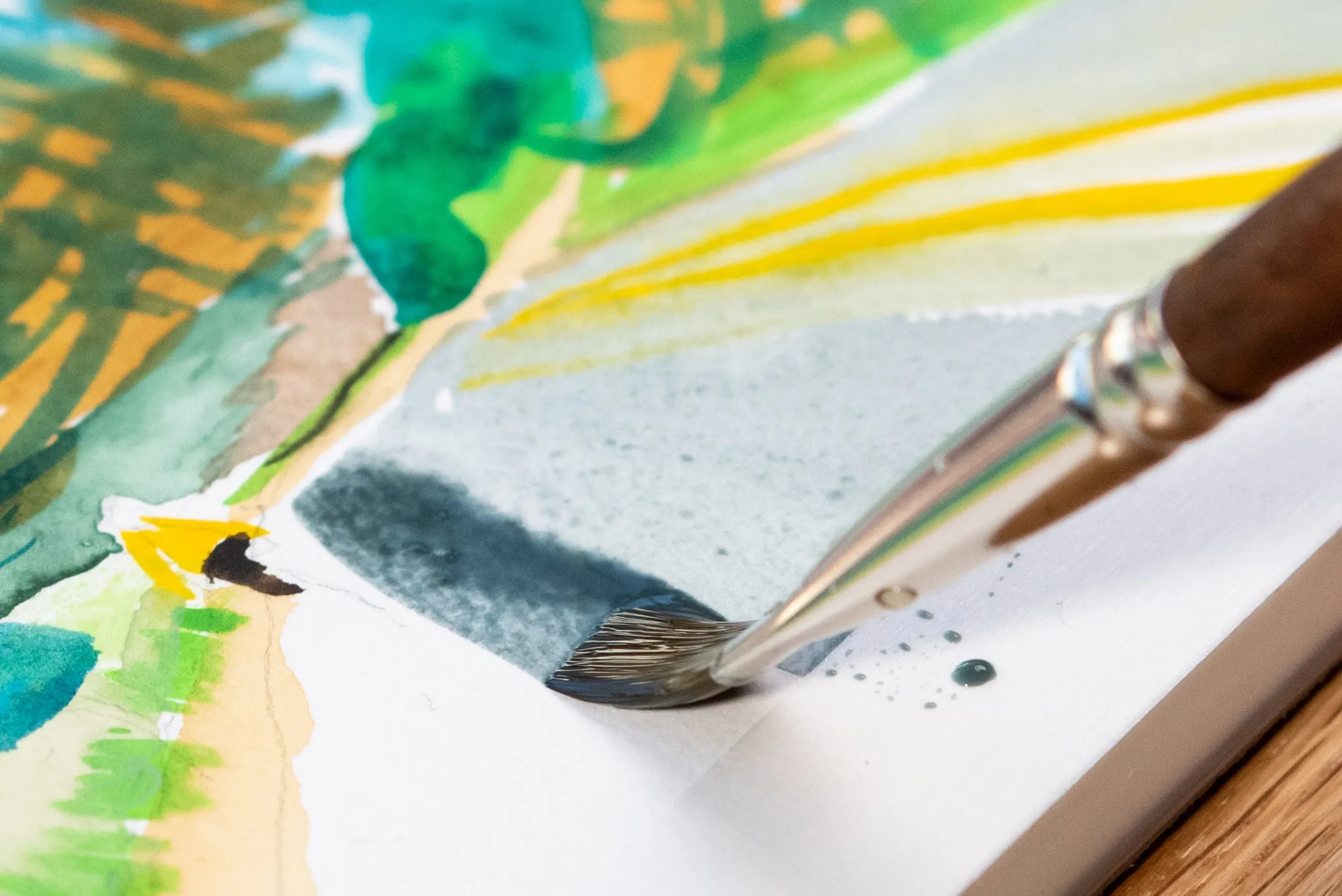 Precision Watercolor Brushes