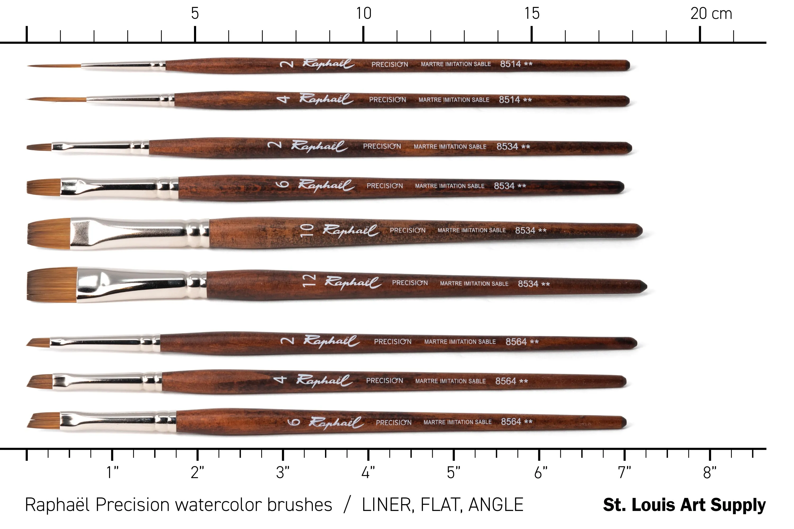 Precision Watercolor Brushes