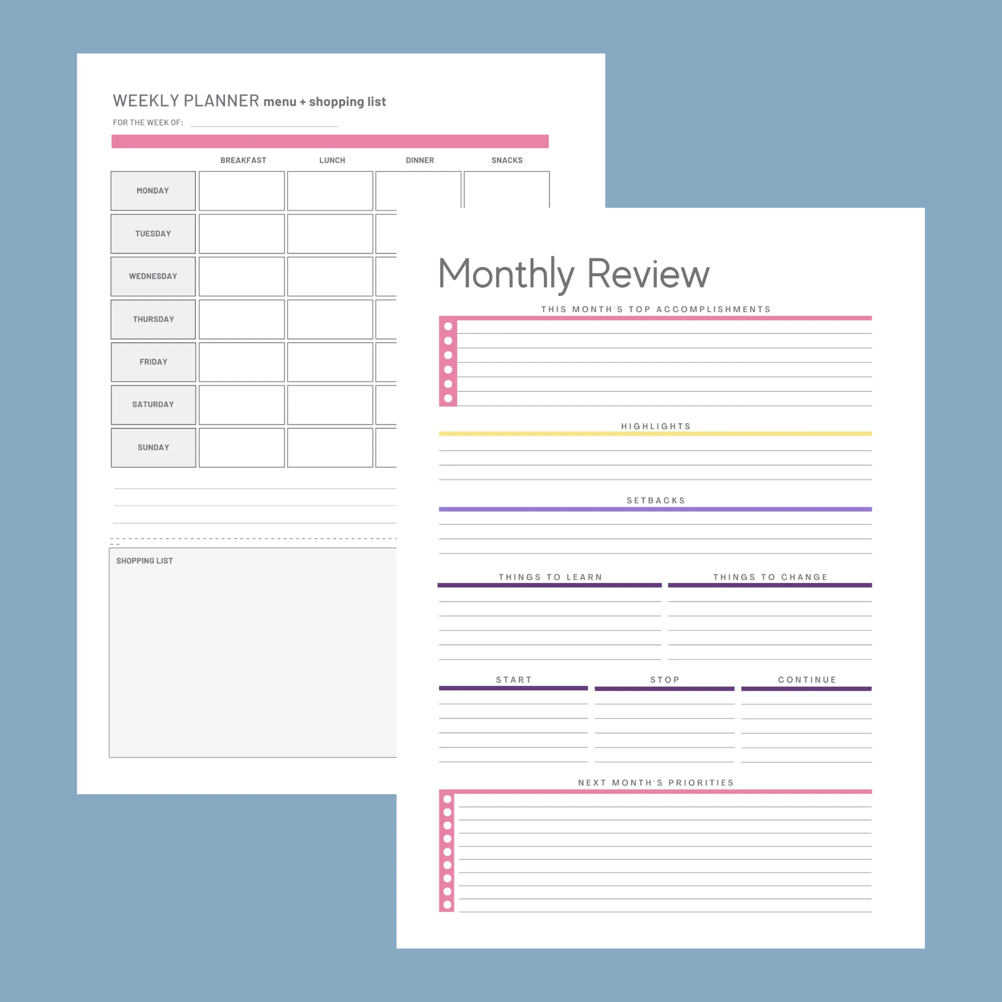 PREMIUM All in One Planner 2025:  Synchronicity