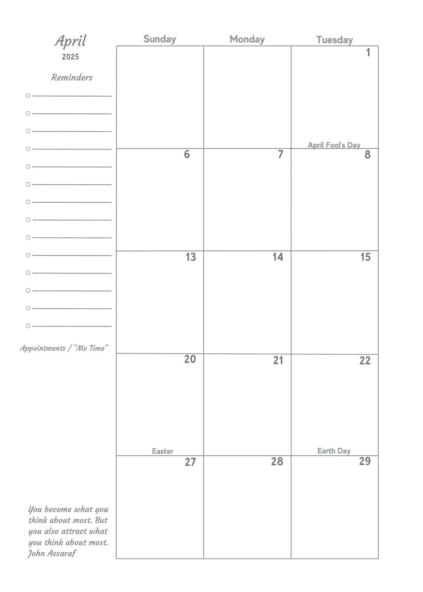 PREMIUM All in One Planner 2025:  Synchronicity