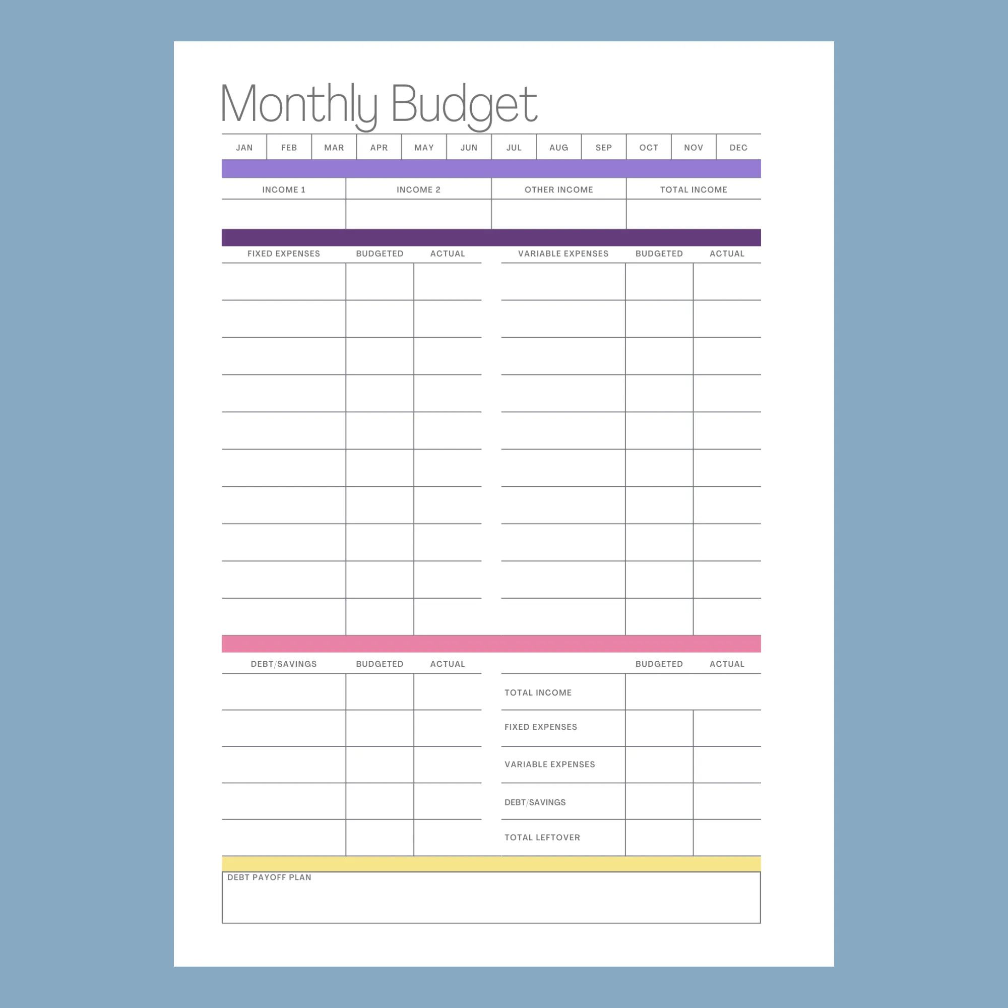 PREMIUM All in One Planner 2025:  Synchronicity