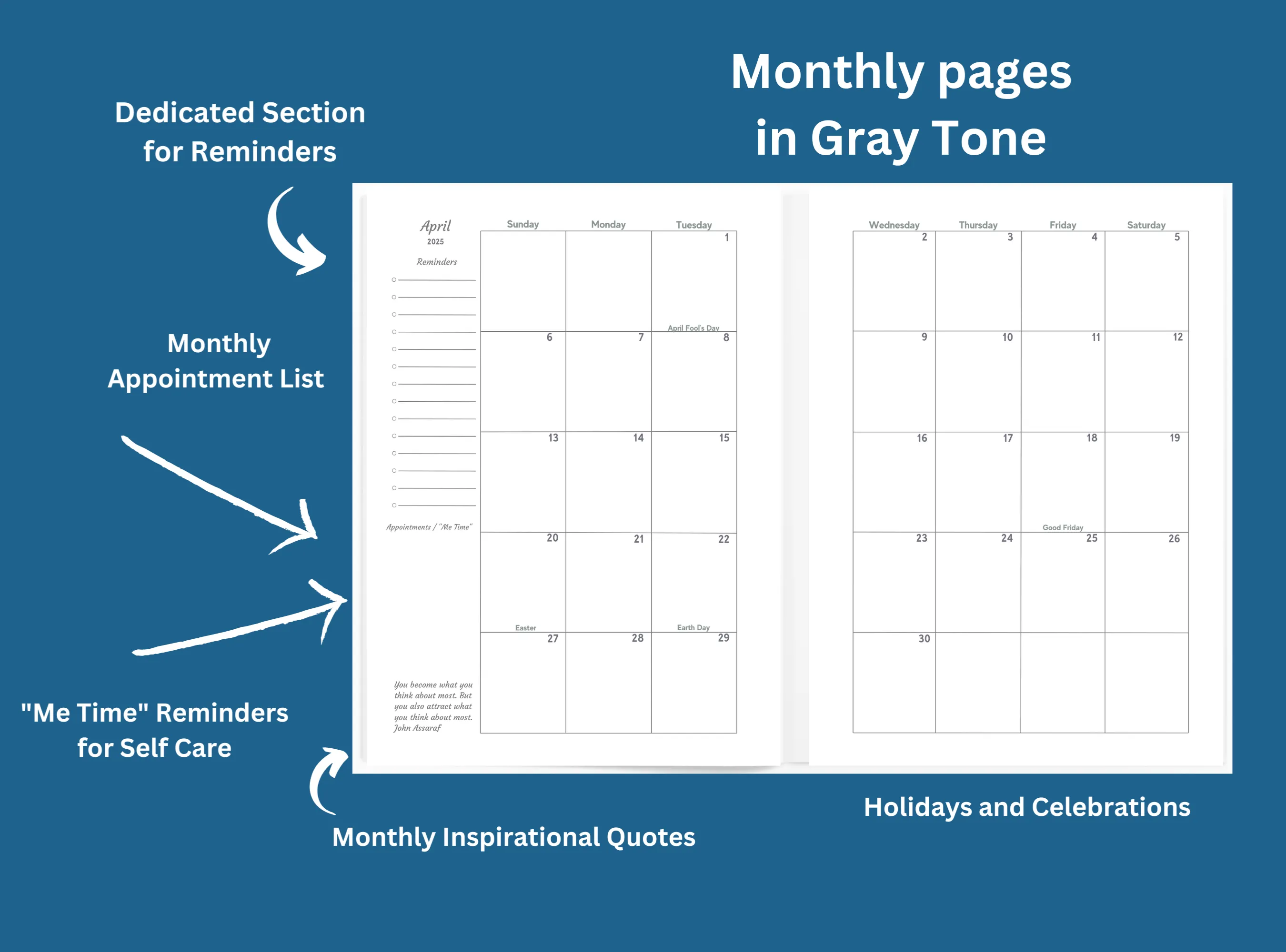 PREMIUM All in One Planner 2025:  Synchronicity