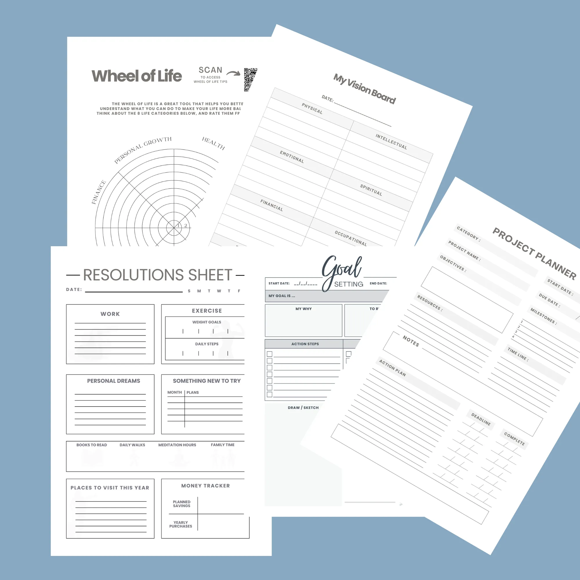 PREMIUM All in One Planner 2025:  Synchronicity