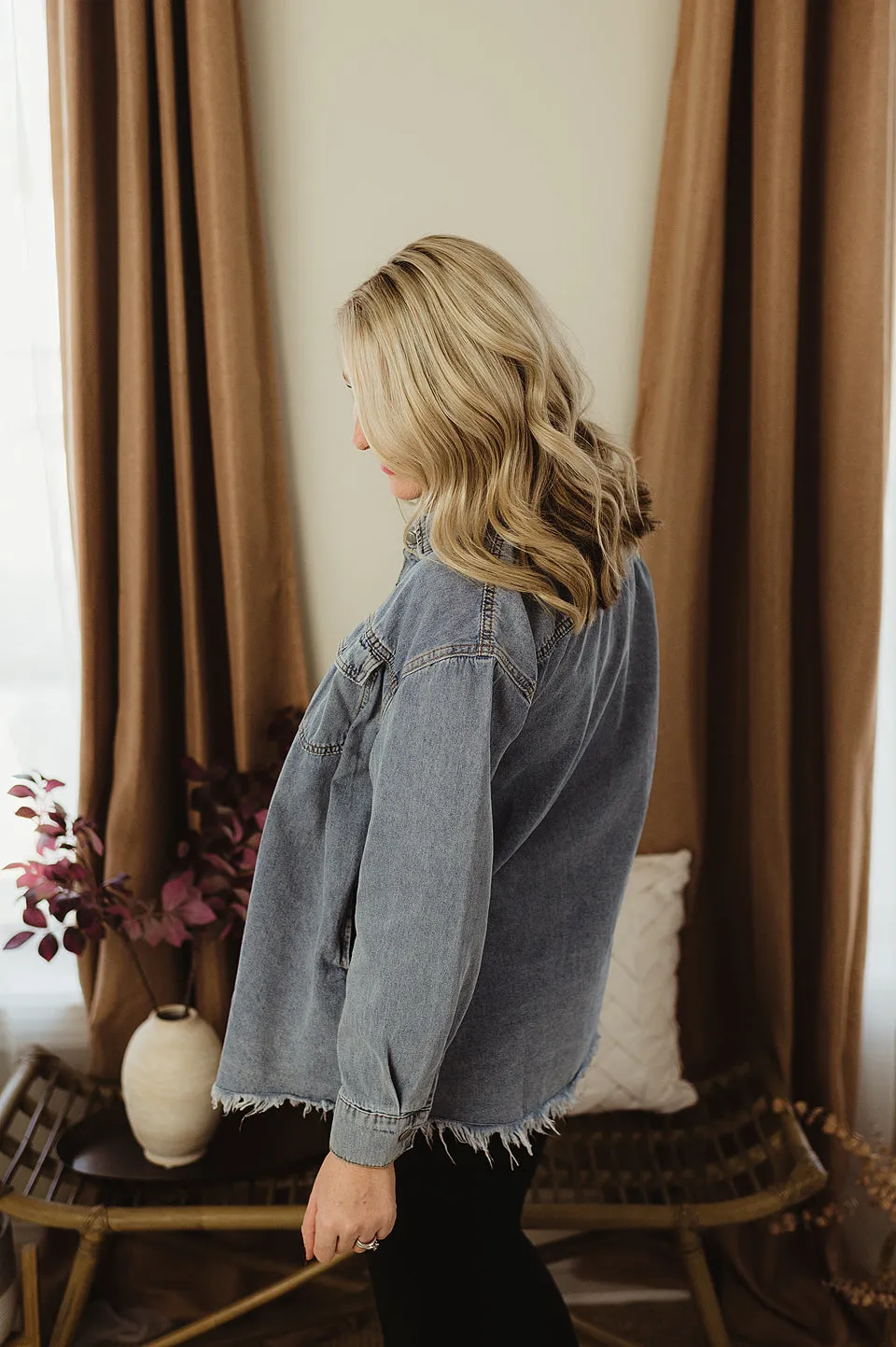 Raw Hem Denim