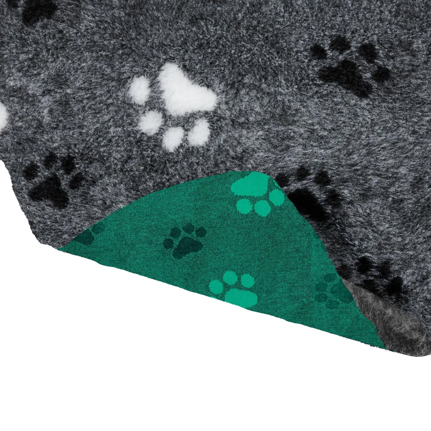Snooza Stay Dry Mat Grey Paws Dog Bed Medium^^^